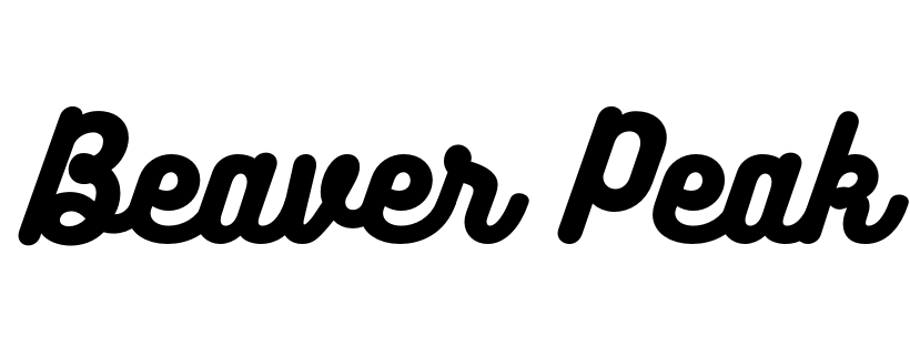 Beaver Peak logo black