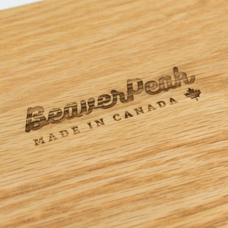 Wood accessory tray, Natural - Logo