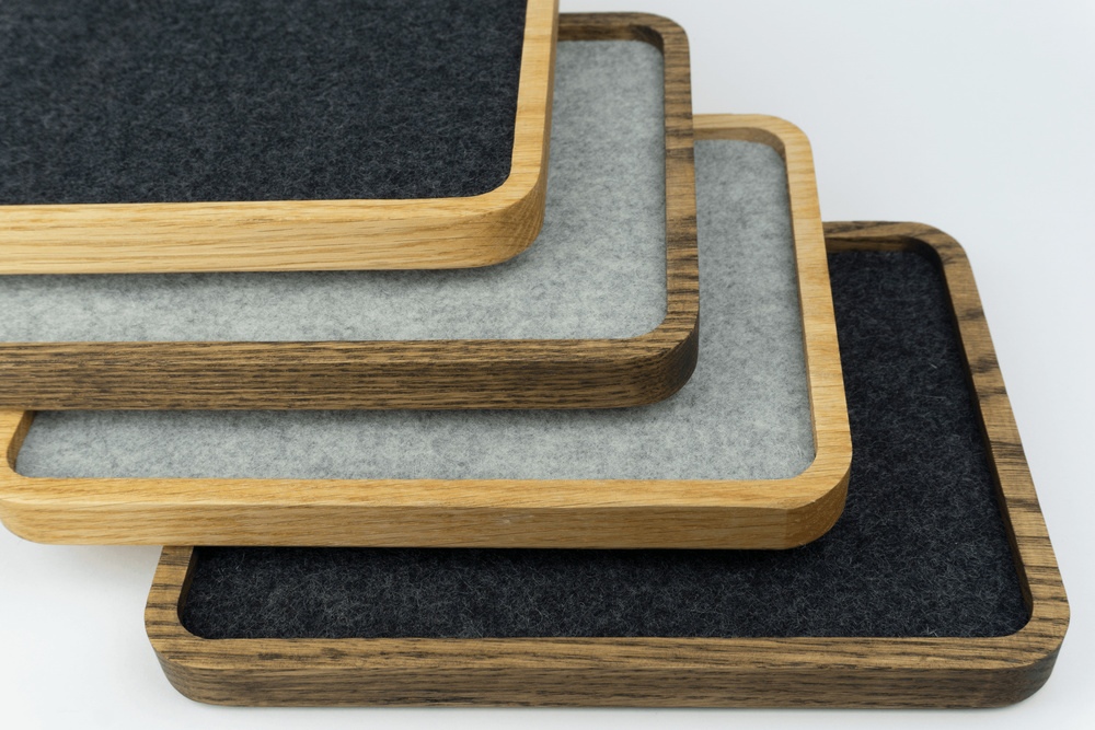 wood jewelry trays - all colour options